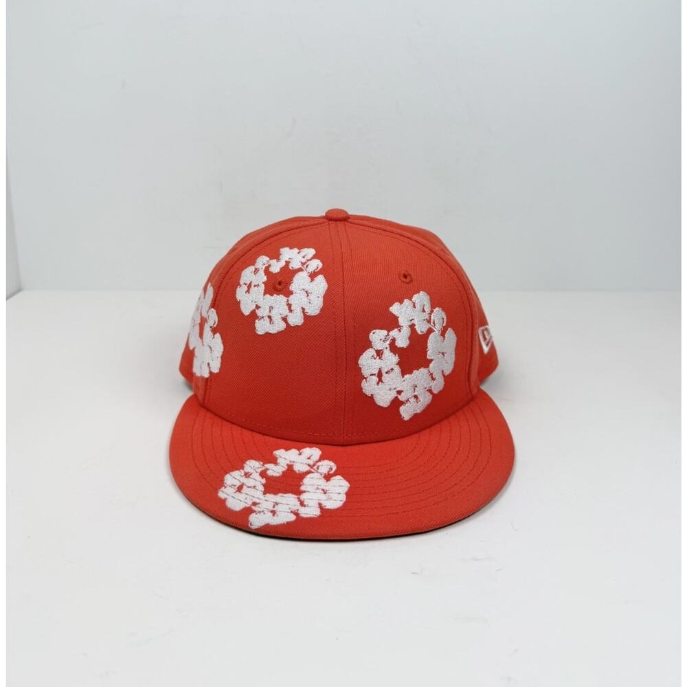 Denim Tears Cotton Wreath Orange Hat🧡 Size 7/NEW!